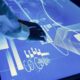 Futuristic business B2B sales halls